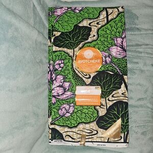 Green and Purple Fabric